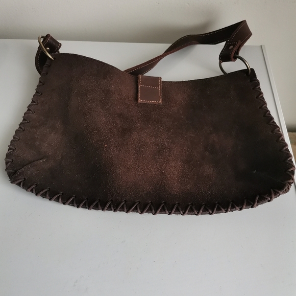 Le Solim Vintage Suede Bucket Bag - Italy Made - Picture 5 of 6